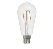 Eglo Lighting 5W LED B22 Dimmable ST64 Globe - Clear - 5000K
