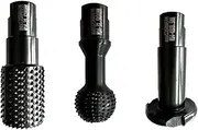 B Baosity 3Pcs Woodworking Rotary Burr Set, Milling Tool Grooving Cutter, Wood Carving Rasp Drill Bit for Reaming, M10