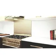 Highgrove 1200 x 570 x 6mm Winter White Glass Splashback