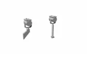 L'Arsenal Models 1/350 Royal Navy 10" SEARCHLIGHT 2 Styles (6) 3D Printed Set