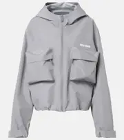 [Miu Miu] Miu Miu Technical canvas jacket AU 12 grey