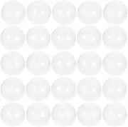 GLEAVI 50pcs Gumball Vending Machines Capsules, Clear Empty Round Capsules Plastic Containers Toy Capsules for Classroom Prizes Party Favors 50mm