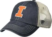 Collegiate Hats - Fitted Caps Adjustable Hats and Snapbacks Available (Adjustable Hat, Illinois Logo Vintage), Illinois Logo Vintage, One Size