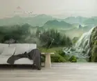 3D Mountain Waterfall Wallpaper Wall Mural Removable Self-adhesive 313