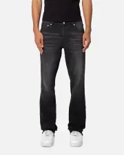 [MNML] Mnml M524 Slim Stacked Denim Jeans Washed Black - Size 38 38 Washed Black