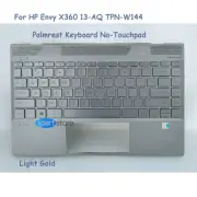 New For HP Envy X360 13-AQ TPN-W144 Palmrest Backlit Keyboard L53415-001 Gold