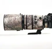 XCOAT - Waterproof Lens Layer for Panasonic Leica DG 200mm F2.8 Camera Lens Cover, Camouflage Rain Camera Cover, Lens Protective Case (Jungle Camo)