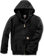 Carhartt Duck Active, textile jacket , color: Black , size: L