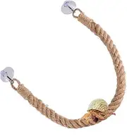 Climbing Rope Toy for Hermit | Flexible 21.6in Sturdy Reptile Vines Toys - Suction Cup Long-Lasting Hermit Crab Reptile Tank Terrarium Accessories for Hermit Crab, Tree Frogs