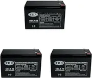TDR 3pcs BATTERY OT7.5-12 12V 7.5AH AGM Deep Cycle Sealed Lead Acid SLA GEL AGM BATTERY for s, golf carts, dust collectors, mowers