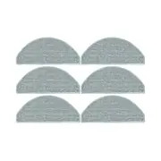 6PCS Replacement Parts Mop Cloth for Robot Vacuum E10 E12 B112 Vacuum Accessories Washable Mopping Cloth