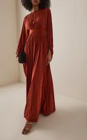 [Zimmermann] Illuminate Batwing Chiffon Maxi Dress
