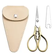 Small Precision Detail Scissors, 4.3in Sharp Pointed Tip Vintage Embroidery S...