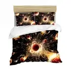 Dynamic Basketball 3D Quilt Duvet Doona Cover Set Single Double Queen King Print