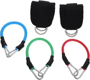 TOBBOMEY 1 Pair Taekwondo Leg Guard Ankle Cable Straps for Workout Kickback Ankle Cuffs Protective Gear Adjustable Buckle Leg Strength Training Accessory