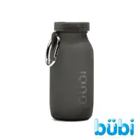 在飛比找PChome商店街優惠-【Bubi】可摺疊便攜式矽膠水瓶450ml『灰黑』(14oz