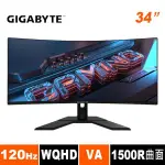 技嘉 GIGABYTE GS34WQC 34型 電競螢幕