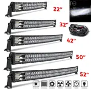 Osram LEDs 52/42/32/22inch Curved Work Light Bar Offroad Driving Combo Truck UTE