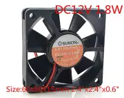 KD1206PHB1 6015 12V 1.8W SUNON Cooling Fan 2Pin 6CM 60x60x15mm 2.4"x2.4"x0.6"