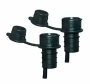 Haley's Corker 5-in-1 Wine Aerator, Stopper, Pourer, Filter,Re-Corker BLACK (6)