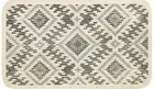 TEXTURED PRINTED KITCHEN RUG/MAT (18"x30") AZTEC DIAMONDS DESIGN, rectangle, MS