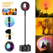 USB Night Light Projector USB LED Sunset Desk Lamp Home Wall Decoration BiNCp