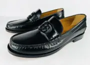 GUCCI Millennial Ribot Cut Out Interlocking G Loafers UK 12 - US 12.5 - EU 46