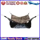 LF# Small Animal Hammocks Double Bunkbed Pet Cage Rabbit (Blue Medium)