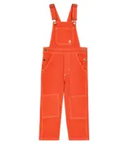 [The Animals Observatory] The Animals Observatory Mule logo denim overalls Y 12 red