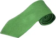 [Zasel] Mens Light Green & Silver Striped 10cm Neck Tie Light Green, Silver