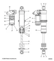 Polaris Shaft, Genuine OEM Part 1500876, Qty 1