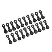 (Black) 20Pcs Zerk Fitting Cap Grease Fitting Brake Bleeder Screw Cover LJ