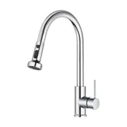 Pull Out Kitchen Tap Mixer Tap Swivel Brass Faucet 3-Mode Chrome Faucet WELS