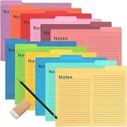 File Folders Organizer, 12pcs File Holder Set, Portable Paperwork Receipt 11.42x9.45 in, Lightweight Design, Letter Organizer for Invoices, Receipts, Letters, and Cards