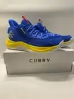 Under Armour UA CURRY 3Z7 Basketball Shoes 3026622-400 Blue Warriors GS SIZE 10