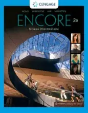 Encore Intermediate French, Student Edition: Niveau intermediaire (MindTap Cour