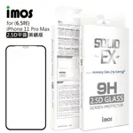 IMOS IPHONE11 PRO MAX 6.5吋 2.5D平面美觀滿版正面玻璃貼 美商康寧公司授權 (AG2BC)