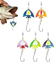 Spinner Baits for Fishing,Rotating Lures for Angling | Lightweight Rustproof Fishing Lure Spinner Bait for Freshwater and Saltwater