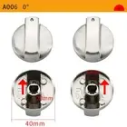 Gas Stove Control Knob Heavy Duty Metal Cooktop Control Knob Oven Rotary Knob