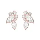MYJS Agnes Stud Earrings With Swarovski Crystals Rose Gold Plated