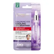 L'Oreal Paris Revitalift Filler Hyaluronic Acid & Caffeine Plumping & Brightening Eye Sheet Mask
