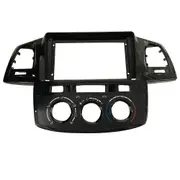 Car Frame 9 Inch Big Screen Fascia Panel Adapter For Toyota Hilux Fortuner 2005-2014 2 Din Dash Audio Fitting Kit Only frame 2007-2014 Manual