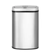 Devanti Sensor Bin Motion Rubbish Stainless Trash Can Automatic Touch Free Bins
