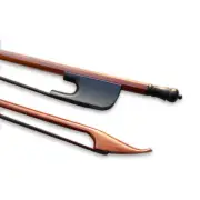 Baroque Violin Bow 4/4 Brazilwood with Ebony Frog and Black Mongolia Horse Hair