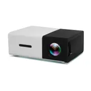 Nevenka Portable Mini Projectors with HDMI USB Interfaces and Remote Control for Home Theater-Black