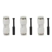 Pack of 3 Pneumatic Hose Fitting Pipe Connector Trachea Water Air Quick Release