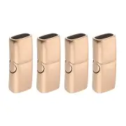 8mmx4mm Flat Leather Clasps, 4Pcs Bracelet Clasps, Rose Gold