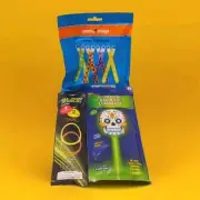 Glow Stick Pendants Bracelets Necklaces & Sugar Skull Glow Wand Lot All New