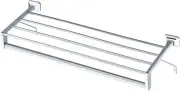 Moen R5519 Commercial Chrome Towel Bar with Shelf, Durable and Stylish