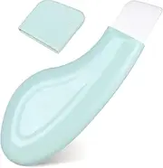 Blackhead Remover Tool, Silicone Face Scraper for Deep Cleaning Nose Blackhead Remover Mild and Safe Face Spatula Skin Scrubber Pore Extractor for Men and Women (Green)